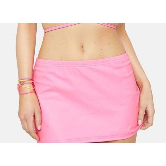 Dolls Kill Club Exx Sweet Freak of Nature Reflective Skirt - Picture 4 of 7